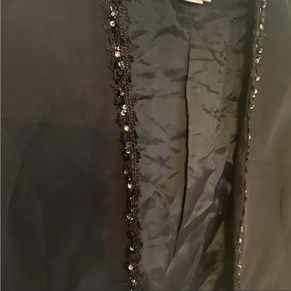 Jovani Blazer Black with Sequins - Picture 4 of 5